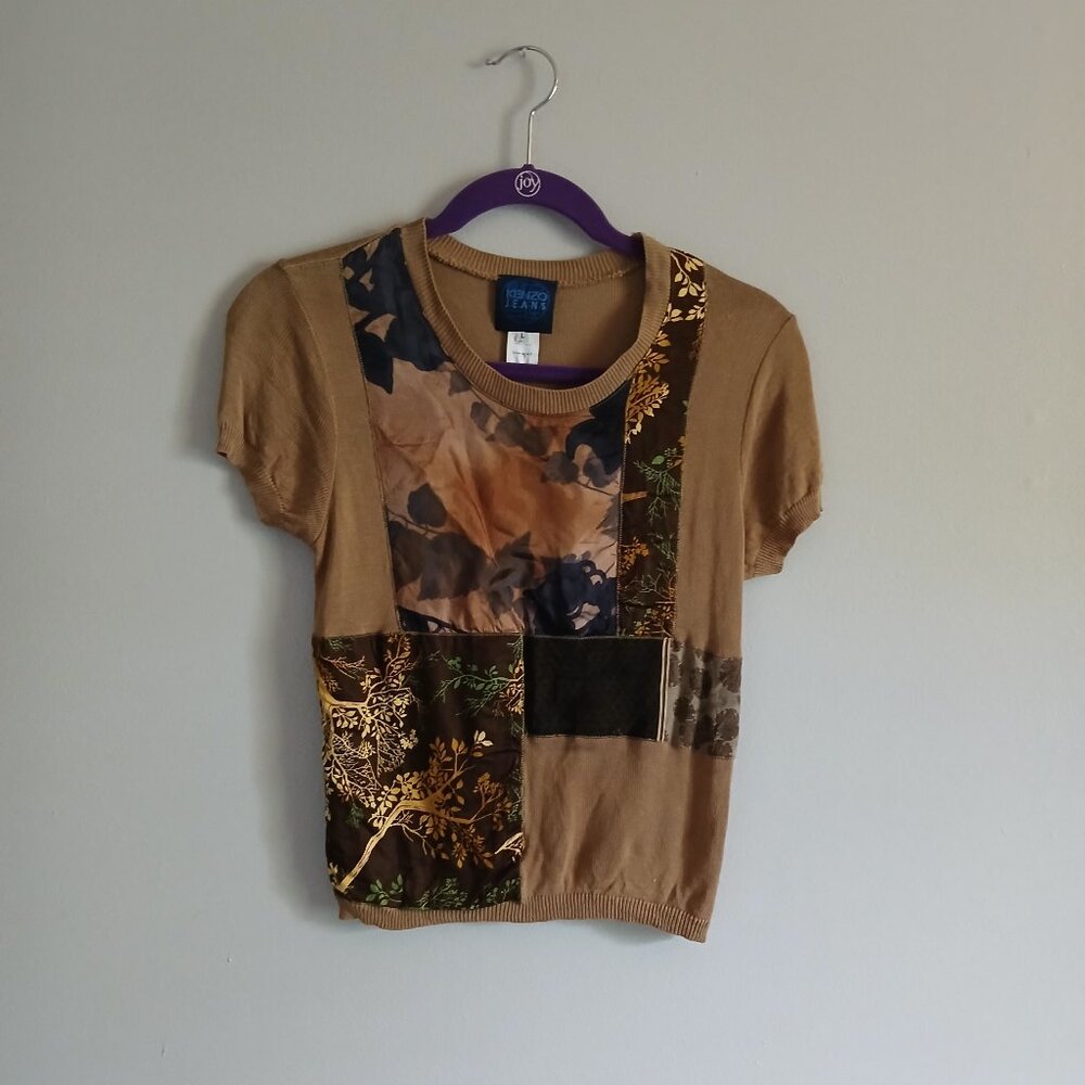 Unique Kenzo vintage patchwork tshirt